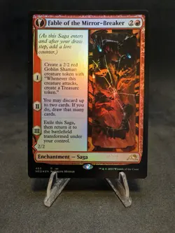 Fable of the Mirror-Breaker (Extended Art) Kamigawa: Neon Dynasty Foil NM - Image 1