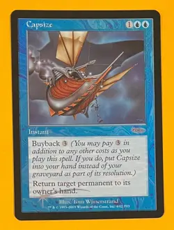 MTG CAPSIZE (Foil) FNM (OldManMTG 013-124) - Image 1