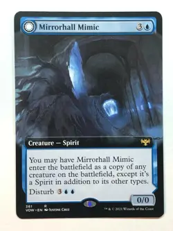 MTG Innistrad: Crimson Vow Mirrorhall Mimic (Extended Art) 361 NM/M - Image 1