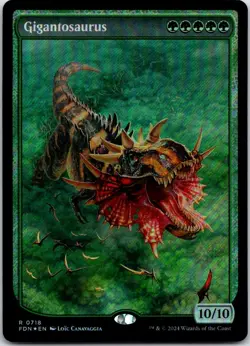 Gigantosaurus (Full Art) R Foundations 718 NM - Image 1