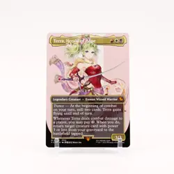 Terra Herald of Hope 204 Final Fantasy Commander Borderless Mythic Magic NM/MINT - Image 1