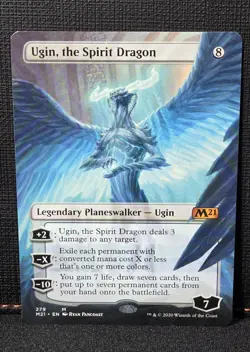 Ugin, the Spirit Dragon (Borderless) Non-Foil - Core Set 2021 (M21) MTG - 279 NM - Image 1