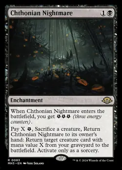 4 Chthonian Nightmare PLAYSET Modern Horizons 3 Near Mint NM MTG MH3 - Image 1