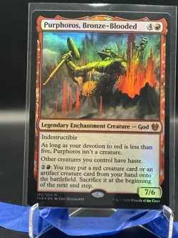 Purphoros, Bronze-Blooded-Theros Beyond Death-Foil-Near mint/Mint - Image 1