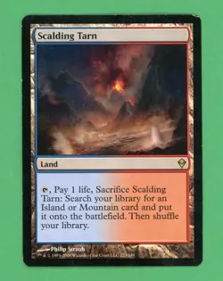 Magic the Gathering Scalding Tarn (Zendikar) 0223 - Image 1