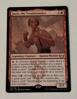 MTG Jaxis, the Troublemaker - Streets of New Capenna NM - Image 1