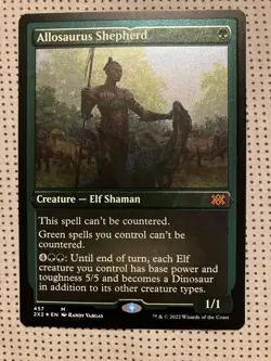 Allosaurus Shepherd (Foil Etched) Double Masters 2022 Foil - Image 1