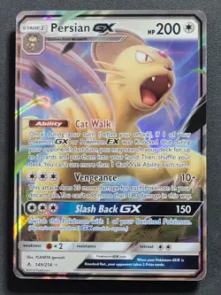Persian GX #149 Ultra Rare Unbroken Bonds Pokemon TCG - Image 1