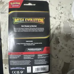 Pokemon Mega Evolution Premium Checklane Blister Pokemon Booster Pack Tyranitar - Image 2