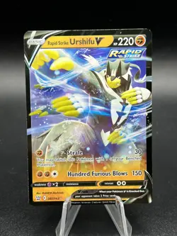 Pokemon Rapid Strike Urshifu V 087/163 Battle Styles Ultra Rare Holo NM GY1 - Image 1