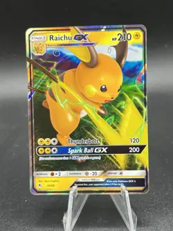 Pokemon Raichu GX 20/68 Hidden Fates Pikachu Deck Ultra Rare Holo NM SA1 - Image 1