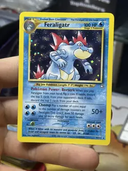 Feraligatr 4/111 Neo Genesis 2000 Holo Rare WOTC Pokemon Card TCG - Image 3