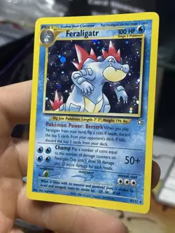 Feraligatr 4/111 Neo Genesis 2000 Holo Rare WOTC Pokemon Card TCG - Image 5
