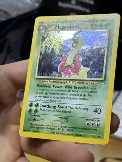 Meganium 11/111 Neo Genesis 2000 Holo Rare WOTC Pokemon Card TCG - Image 5