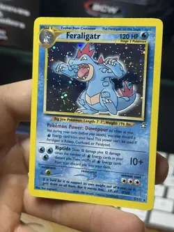 Feraligatr 5/111 Neo Genesis 2000 Holo Rare WOTC Pokemon Card TCG - Image 4