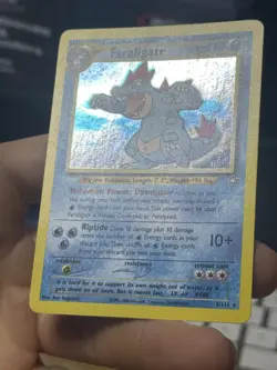 Feraligatr 5/111 Neo Genesis 2000 Holo Rare WOTC Pokemon Card TCG - Image 5