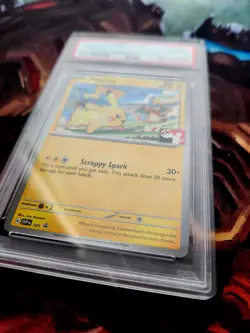 2023 POKEMON SVP EN-SV BLACK STAR PROMO #101 PIKACHU PSA 10 - Image 3