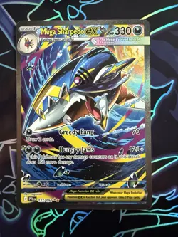 Pokemon TCG - Mega Sharpedo Ex 127/094 - SIR -Phantasmal Flames - - Image 1