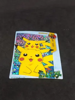 POKEMON POCKET MONSTERS VENDING PRISM ANIME STICKER 3 PIKACHU - Image 3