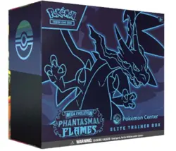 POKEMON MEGA EVOLUTION PHANTASMAL FLAMES Elite Trainer Open Box 9 Packs Opened - Image 1
