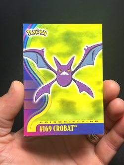 Topps Pokemon Johto League Champions Non Holo Crobat #169 - Image 1