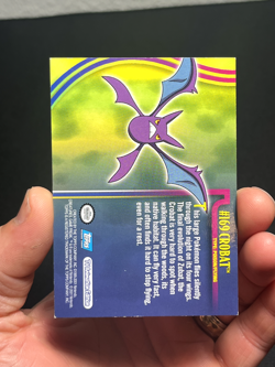 Topps Pokemon Johto League Champions Non Holo Crobat #169 - Image 3