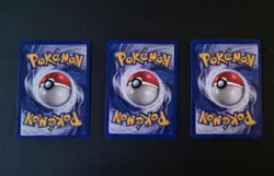 Trio Starter Charmander Bulbasaur Squirtle SET Base Pokemon TCG Near MINT - Image 2