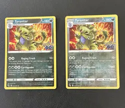 Pokemon GO Tyranitar Holo & Reverse Combo 043/078 - Image 1