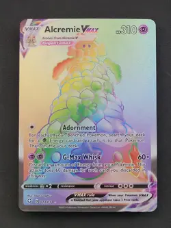 Alcremie VMAX 073/072 Secret Rare Shining Fates Pokemon TCG - Image 1