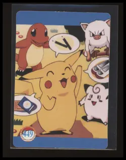 POKEMON POCKET MONSTERS VENDING PRISM STICKER 443 PIKACHU MEWTWO BLASTOISE - Image 2