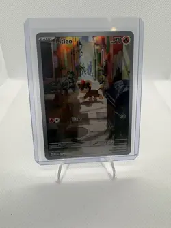 Pokemon TCG Litleo 139/132 Mega Evolution Illustration Rare - Image 1