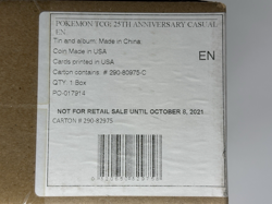 Pokemon TCG 25th Anniversary Celebrations Prime Collection Box SEALED Amazon - Image 3