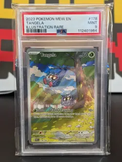 Tangela | 178/165 | 2023 Pokemon Scarlet Violet 151 | Illustration Rare | PSA 9 - Image 1