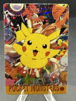 POKEMON POCKET MONSTERS VENDING PRISM STICKER 30 PIKACHU CHARIZARD BLASTOISE - Image 1