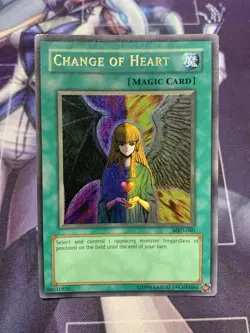 Yu-Gi-Oh! TCG Change of Heart Metal Raiders MRD-E060 Unlimited Ultra Rare - Image 1