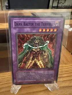 YuGiOh Dark Balter The Terrible 1st Edition Super Rare NM/LP #LOD-002 - Image 1