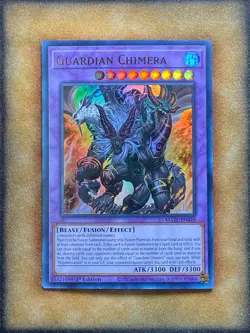 Yugioh Guardian Chimera MAZE-EN049 Ultra Rare 1st Ed NM - Image 1