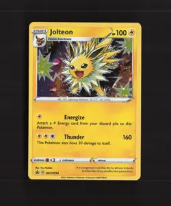 Jolteon SWSH094 Sword & Shield Black Star Promo Holo Pokemon Card LP - Image 1