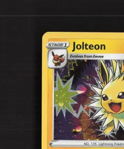 Jolteon SWSH094 Sword & Shield Black Star Promo Holo Pokemon Card LP - Image 3