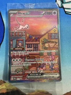 Mew ex 053 Sealed Alt Art Special Illustration Rare 151 Pokemon Card - Image 1