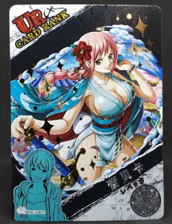 One Piece Card Premium Tresure Ultra Rare Rank Nami OP02-UR07 Holo Foil - Image 1