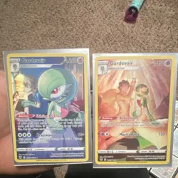 Pokemon Gardevoir TCG Cards Lot - Sword & Shield 057/072 & 061/196 Psychic - Image 1