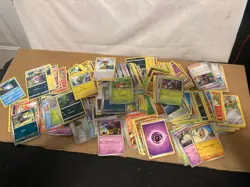 Pokemon 300+ bulk card lot with Energy Cards and Silver Border Cards - Image 1