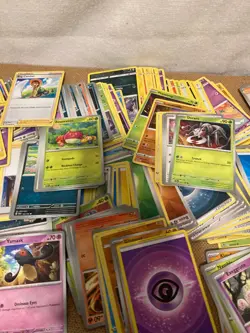 Pokemon 300+ bulk card lot with Energy Cards and Silver Border Cards - Image 3