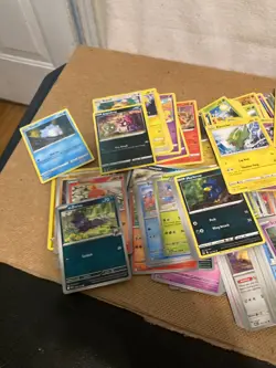 Pokemon 300+ bulk card lot with Energy Cards and Silver Border Cards - Image 5