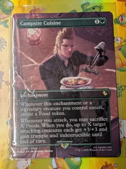 Campsite Cuisine Scene Art Card Art Series: Final Fantasy Regular - Image 1