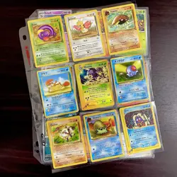 Pokemon Collection Mixed 🔥 Lot of Cards w/ Binder Pages - Image 1
