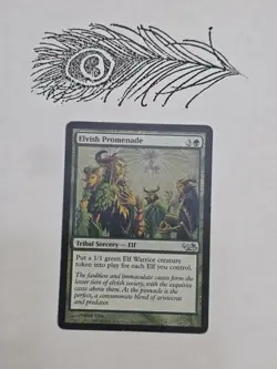 Elvish Promenade X1 Lorwyn Elf Card Magic: The Gathering Non Foil - Image 1