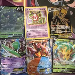 Pokemon Cards Ex, V, Vmax Lot Of 6 Cards Rare Cards Tcg, Holo Owl - Image 1