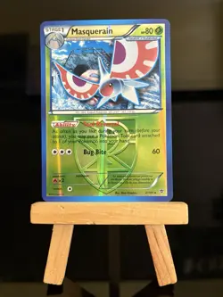 Masquerain Team Plasma 2/101 Plasma Blast Reverse Holo Rare NM Pokemon TCG Card - Image 1